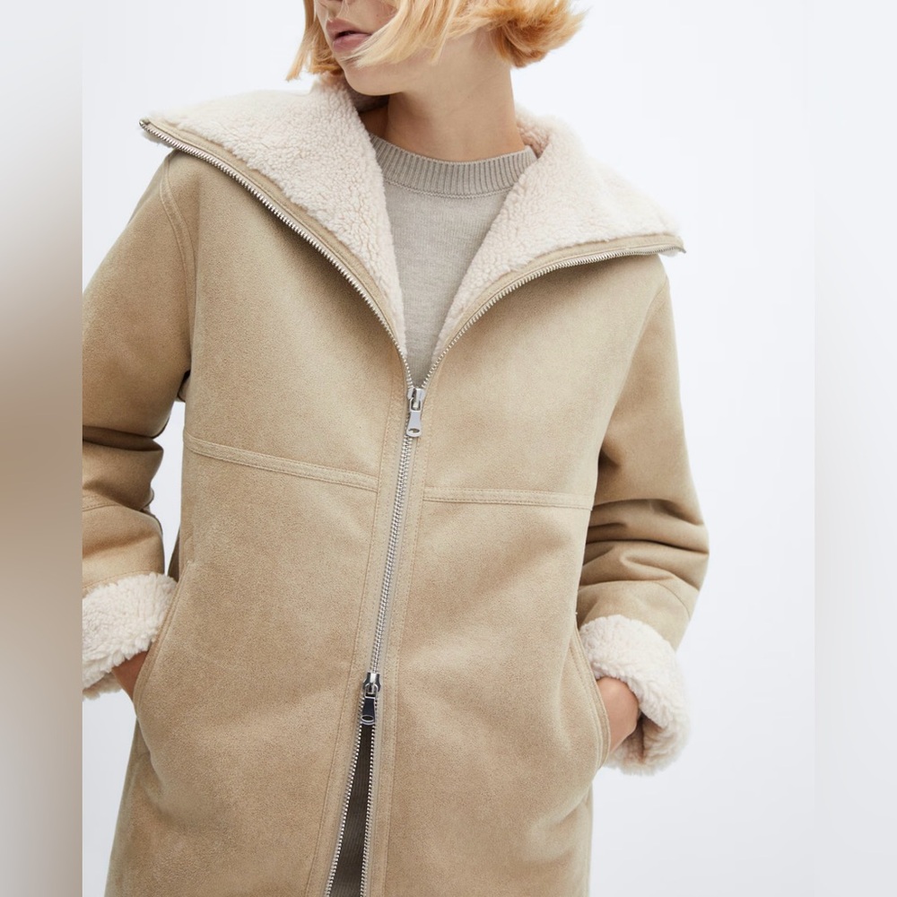 Mango Sherpa Jacket